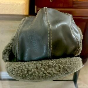 EUC VINTAGE RARE Bomber hat cap insulated lining The Mountie Trooper